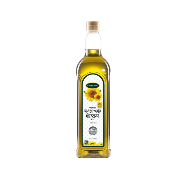 Ecorganic Fortified Sunflower Oil - 1 Ltr