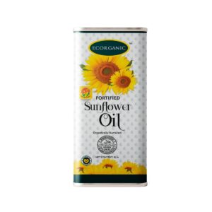 Ecorganic Fortified Sunflower Oil – 5 Ltr (Tin)