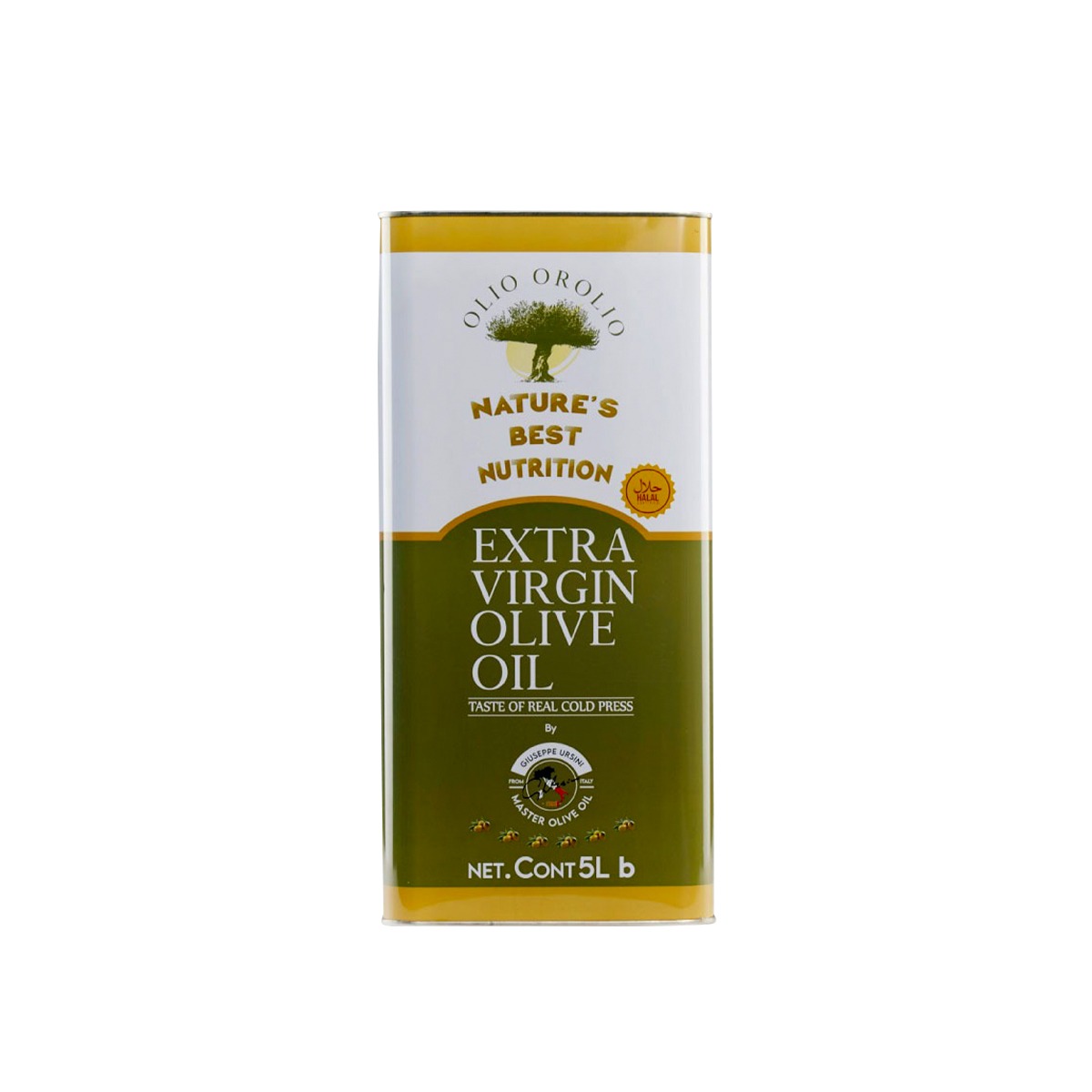 Olio Orolio Extra Virgin Olive Oil - 5 Ltr (Tin)