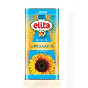 Sunar Elita Sunflower Oil - 5 Ltr (Tin)
