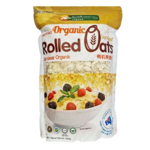 Health Paradise Organic Tender Rolled Oats - 500g