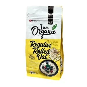 NHF I Am Organic Regular Rolled Oats - 500g