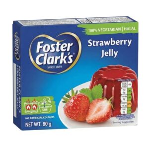 Foster Clark's Jelly Crystal 80g Strawberry