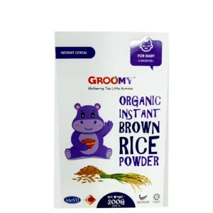 GROOMY Organic Instant Brown Rice Powder - 200g