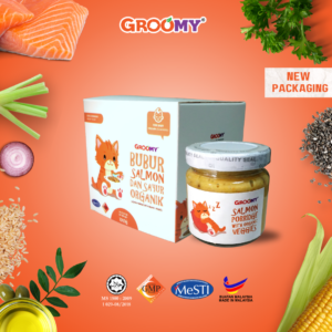 GROOMY Organic Salmon Porridge With Veggies - 100g