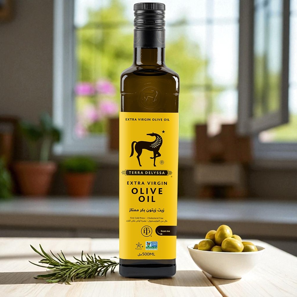 Terra Delyssa First Cold Press Extra Virgin Olive Oil - 500ml - Image 2